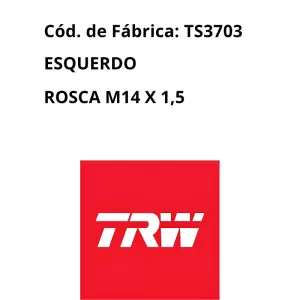 SENSOR BOSCH F00099S002 TERMINAL DIREÇÃO TRW TS3703 Aplicação FIAT