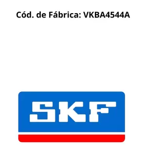 ROLAMENTO RODA SKF VKBA4544A — logotipo oficial SKF e código de fábrica VKBA4544A destacados em fundo branco.