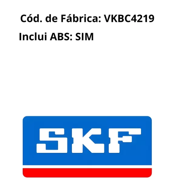 ROLAMENTO VKBC4219 SKF aplicado em semi eixo GM