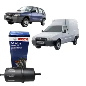 Filtro Combustível Bosch 0986BF0023 proteção do motor