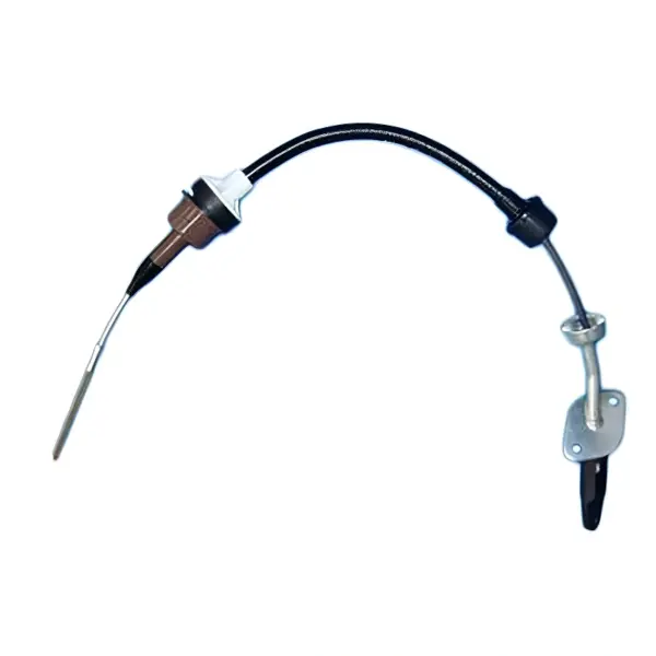 Imagem do CABO EMBREAGEM FANIA 81131 destacando sua curvatura e componentes estruturais.