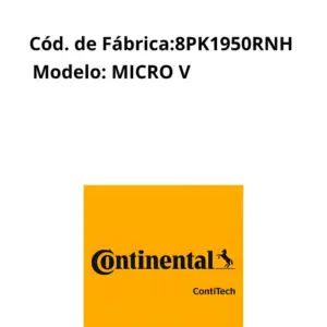Textura e construção da Correia Alternador Contitech 8PK1950RNH