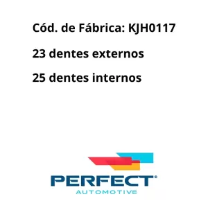JUNTA HOMOCINÉTICA PERFECT KJH0117 alta durabilidade para Megane Scenic