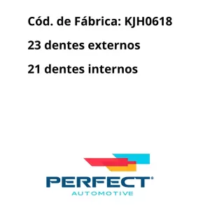 Conjunto completo da JUNTA HOMOCINÉTICA PERFECT KJH0618 para veículos Renault