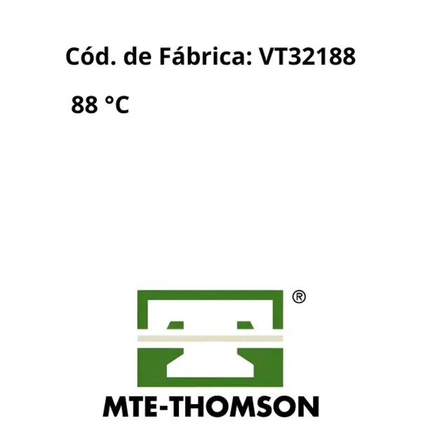 Dimensões da VÁLVULA TERMOSTÁTICA MTE VT32188 em destaque