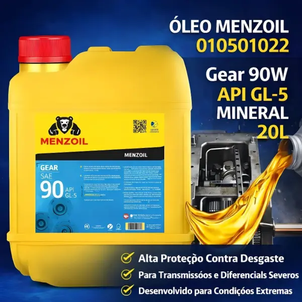 ÓLEO MENZOIL 010501022 lubrificante mineral API GL-5
