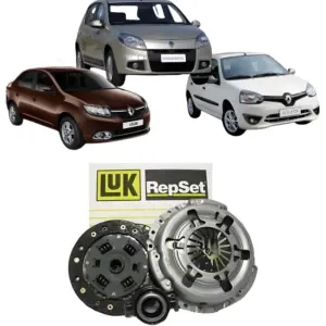 EMBREAGEM LUK 6183060000 DISCO PLATÔ E ROLAMENTO