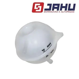 RESERVATÓRIO JAHU 695803 para sistema de arrefecimento Volkswagen Gol Parati Saveiro, peça original com marcação de nível mínimo e máximo