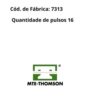 SENSOR VELOCIDADE MTE 7313 vista frontal mostrando terminal macho e encaixe preciso