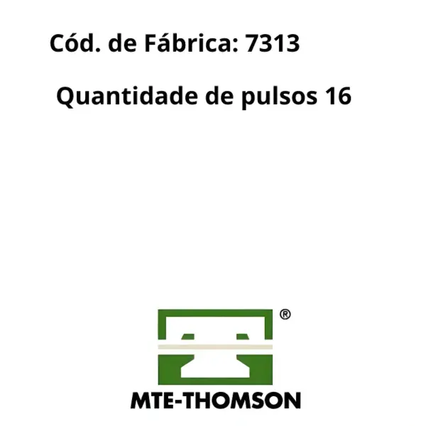 SENSOR VELOCIDADE MTE 7313 vista frontal mostrando terminal macho e encaixe preciso