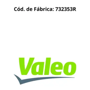 RADIADOR ÁGUA VALEO 732353R original Valeo código 732353R, sistema de arrefecimento