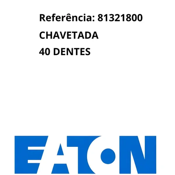 ENGRENAGEM CHAVETADA EATON 81321800 – Peça Nova / NF / Garantia