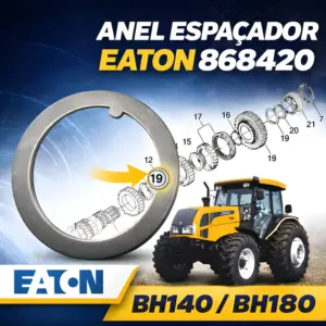 ANEL ESPAÇADOR EATON 868420 – detalhe de acabamento e espessura do anel