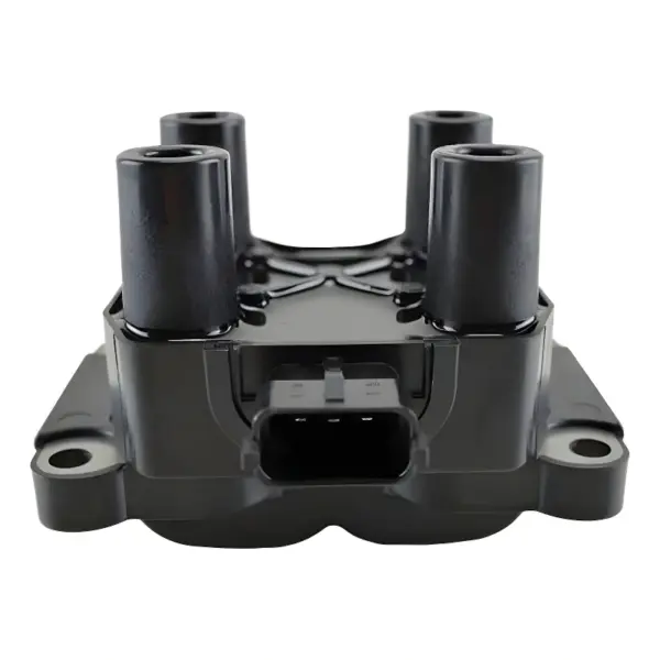 BOBINA IGNIÇÃO BI0023MM Magneti Marelli original com conector elétrico e saídas para cabos de vela