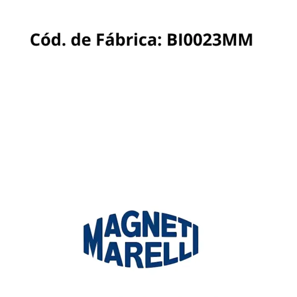 BOBINA IGNIÇÃO BI0023MM Magneti Marelli com embalagem original e código de fábrica BI0023MM