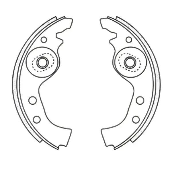 SAPATA FREIO FRAS-LE FI90CP JOGO TRASEIRO 4 PEÇAS