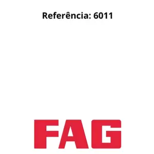 ROLAMEMTO ESFERAS FAG 6011 referência 6011 FAG para sistemas de transmissão agrícola