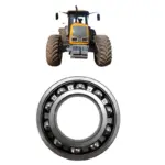 ROLAMENTO PFI 6210-2RS aplicado em trator agrícola, alta resistência e durabilidade