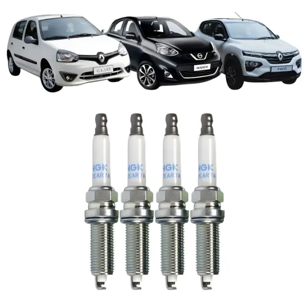 VELAS IGNIÇÃO NGK APLICAÇÃO EM RENAULT CLIO NISSAN MARCH E KWID