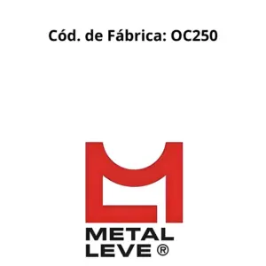 Vista superior e vedação do FILTRO ÓLEO METAL_LEVE OC250 para proteção do motor