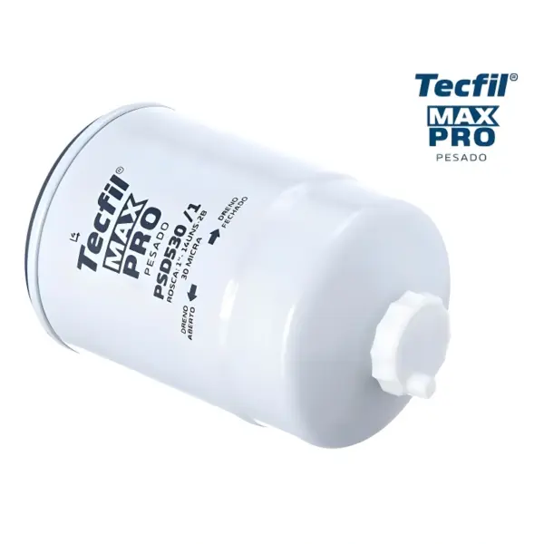 Detalhe do elemento filtrante do FILTRO SEPARADOR TECFIL PSD5301.