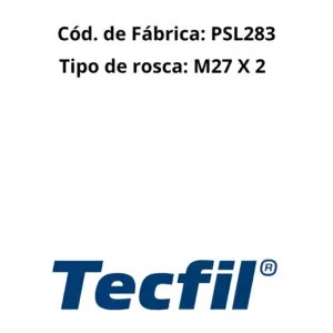 FILTRO ÓLEO TECFIL PSL283 para VW Delivery e caminhões Cummins com envio imediato