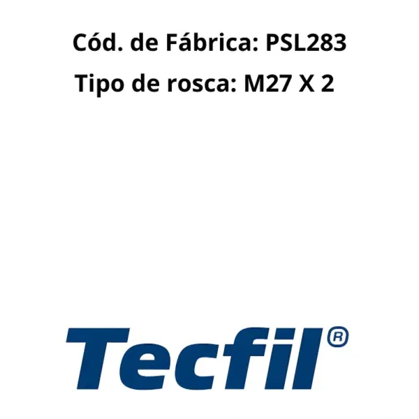 FILTRO ÓLEO TECFIL PSL283 para VW Delivery e caminhões Cummins com envio imediato
