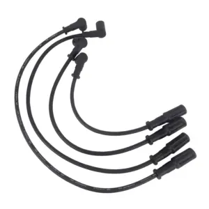 Detalhe do conector e isolamento em CABOS VELAS NGK SCT09 resina de silicone