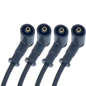 Kit com 4 peças CABOS VELAS NGK SCT09 para ignição FIAT Uno Palio Siena