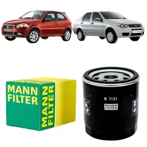 FILTRO ÓLEO MANN W7131 – dimensões 100 mm altura e 76 mm diâmetro externo