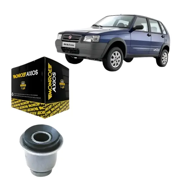 0121736 (4)_out BUCHA AXIOS 121736 bucha da bandeja traseira com caixa MONROE AXIOS e aplicação linha FIAT, composição ilustrativa em fundo branco