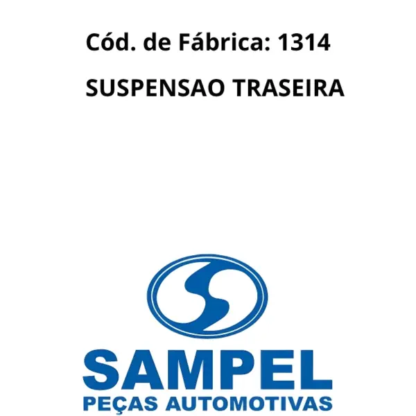4️⃣ BUCHA SUSPENSÃO SAMPEL1314 – Estabilidade e Segurança