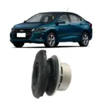 COXIM AMORTECEDOR SAMPEL 3268B ONIX aplicação no Chevrolet Onix mostrando o suporte de amortecedor dianteiro compatível.