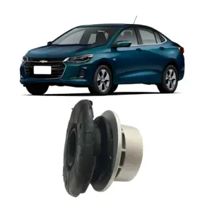 COXIM AMORTECEDOR SAMPEL 3268B ONIX aplicação no Chevrolet Onix mostrando o suporte de amortecedor dianteiro compatível.