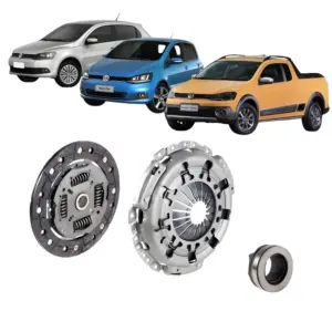 ALT: KITE EMBREAGEM LUK 6203127000 compatível com Gol, Fox e Saveiro, kit completo com prato, disco e rolamento.