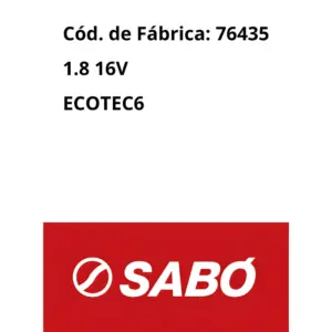 JUNTA BOMBA SABÓ 76435 1.8 16V