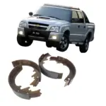 SAPATA FREIO FRAS_LE CB132CP aplicação Chevrolet S10 e Blazer – imagem ilustrativa com sapatas de freio