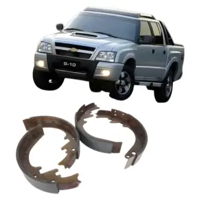 SAPATA FREIO FRAS_LE CB132CP aplicação Chevrolet S10 e Blazer – imagem ilustrativa com sapatas de freio