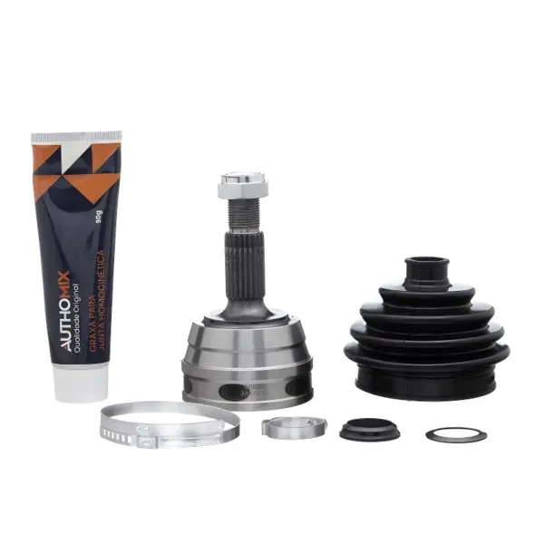 JUNTA HOMOCINÉTICA AUTHOMIX JH10129A kit completo com graxa, coifa e abraçadeiras para roda