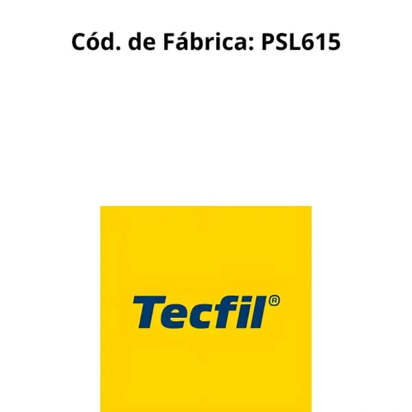 ALT: FILTRO ÓLEO TECFIL PSL615 caixa original Tecfil código de fábrica e identificação do produto