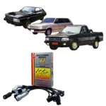 CABOS VELA NGK STF27 detalhe dos terminais e isolamento térmico