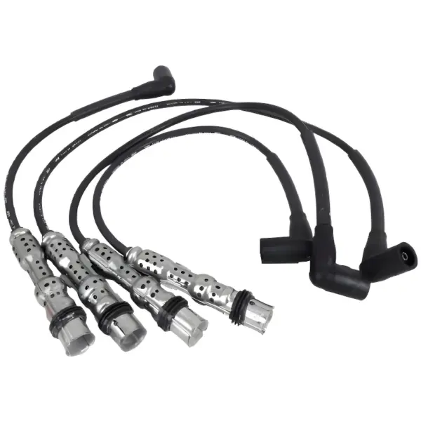 Jogo CABOS VELAS NGK STV42 com isolamento em silicone alta resistência