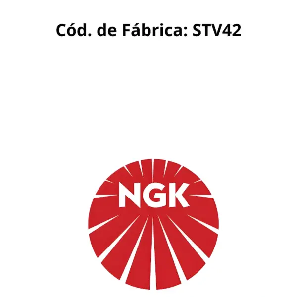 Aplicação CABOS VELAS NGK STV42 Volkswagen motores 1.0 FLEX EA111