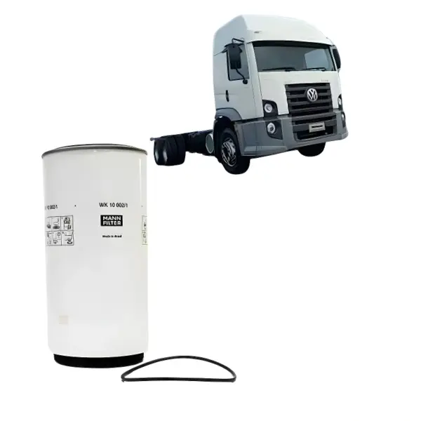 FILTRO MANN WK10002/1X detalhe da filtragem diesel alta eficiência para linha pesada VW