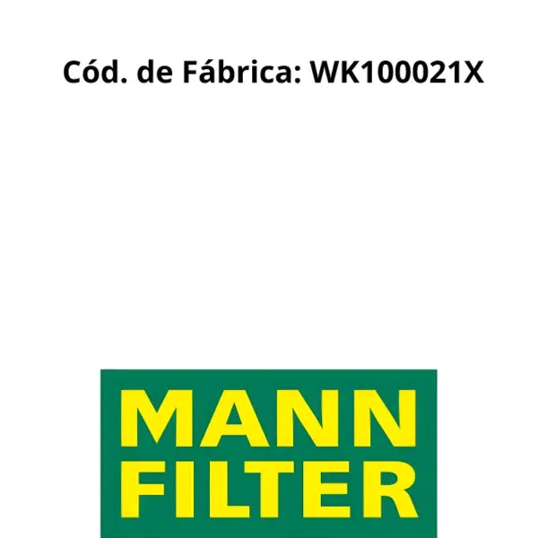 Embalagem original FILTRO MANN WK10002/1X filtro diesel para caminhões e ônibus Volkswagen