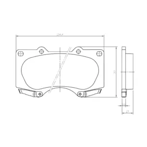 PASTILHA FREIO BOSCH 0986BB0327 COM SENSOR DE DESGASTE