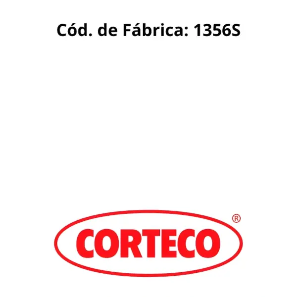 RETENTOR COMANDO CORTECO 1356S MEDIDAS 35 X 48 X 7 MM