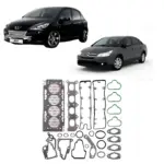 JOGO JUNTAS SABÓ 80411FLEXR aplicação em veículos Citroën e Peugeot