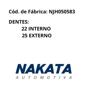 JUNTA HOMOCINÉTICA NAKATA NJH050583 compatível com COBALT ONIX PRISMA