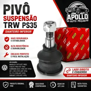 PIVÔ SUSPENSÃO TRW PS35 lado direito e esquerdo